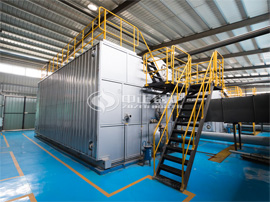 18噸SZS系列冷凝式燃?xì)庹羝仩t現(xiàn)場