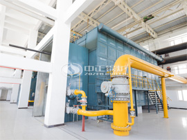 58MW SZS系列燃?xì)鉄崴仩t現(xiàn)場